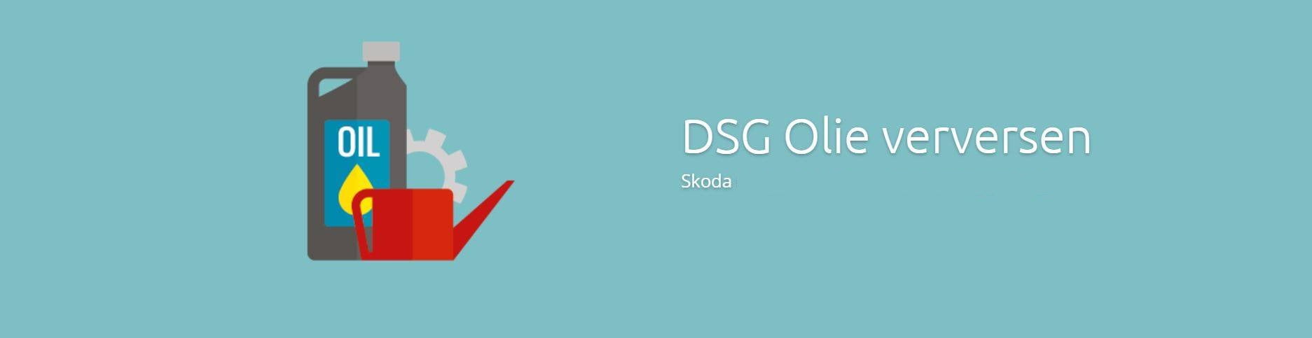 Skoda DSG Olie Verversen €179 DSG Skoda Olie Vervangen bij schakel klachten DSG oliewissel Skoda is bij DSG Service Dealer erg gunstig €179